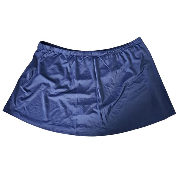 Swim 365 Women's Swim Skirt Plus Size 30 Blue Swimsuits For All Skirt Bottom - Picture 6 of 6